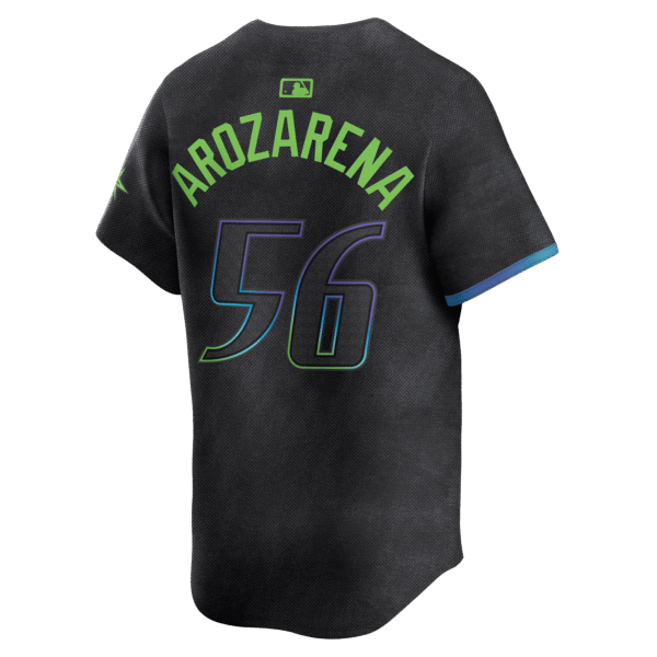 Randy Arozarena 56 Tampa Bay Rays 2024 City Connect Limited Men Jersey - Charcoal