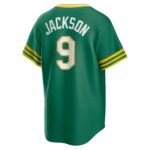 Reggie Jackson Oakland Athletics  Road Cooperstown Collection Player Jersey - Kelly Green