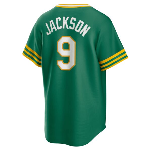Reggie Jackson Oakland Athletics  Road Cooperstown Collection Player Jersey - Kelly Green