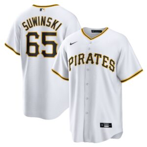 Jack Suwinski Pittsburgh Pirates  Home Replica Jersey - White