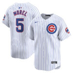 Christopher Morel 5 Chicago Cubs Home Limited Player Men Jersey - White