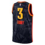 Josh Giddey 3 Oklahoma City Thunder 2023/24 City Edition Swingman Jersey - Navy