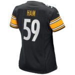 Jack Ham 59 Pittsburgh Steelers Women Game Retired Jersey - Black