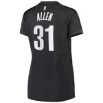 Jarrett Allen Brooklyn Nets Fanatics Women's Fast Break Player Jersey - Statement Edition - Black
