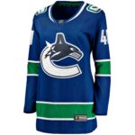 Elias Pettersson Vancouver Canucks Fanatics Women's Home Breakaway Player Jersey - Blue