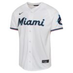 Jazz Chisholm Miami Marlins  Youth Home Limited Player Jersey - White