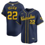 Christian Yelich Milwaukee Brewers  Alternate Limited Player Jerseyu00c2u00a0u00e2u20acu201c Navy
