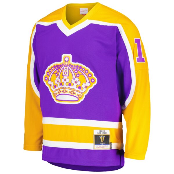 Dave Taylor Los Angeles Kings Mitchell & Ness  1980/81 Blue Line Player Jersey - Purple