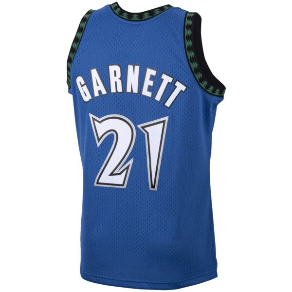 Kevin Garnett Minnesota Timberwolves Mitchell & Ness 2001/02 Hardwood Classics Swingman Jersey - Blue
