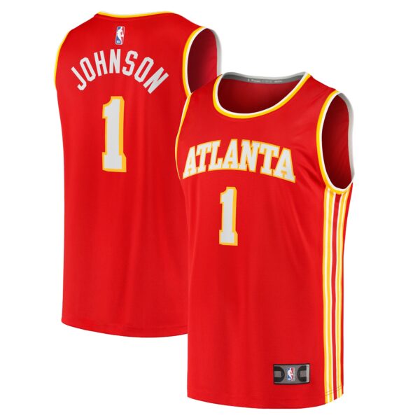 Jalen Johnson Atlanta Hawks Fanatics Fast Break Replica Jersey - Icon Edition - Red