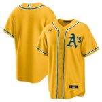 Oakland Athletics  Alternate Replica Team Jersey - Gold