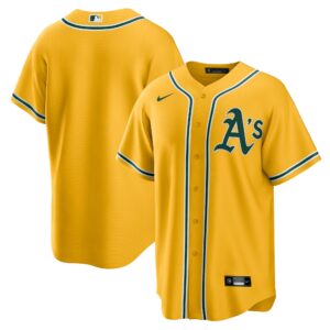 Oakland Athletics  Alternate Replica Team Jersey - Gold