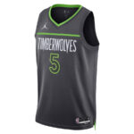 Anthony Edwards 5 Minnesota Timberwolves Unisex Swingman Jersey - Statement Edition - Gray