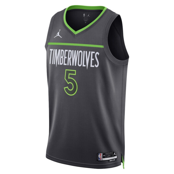 Anthony Edwards 5 Minnesota Timberwolves Unisex Swingman Jersey - Statement Edition - Gray