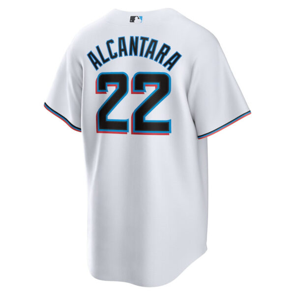 Sandy Alcantara 22 Miami Marlins Men Jersey - White