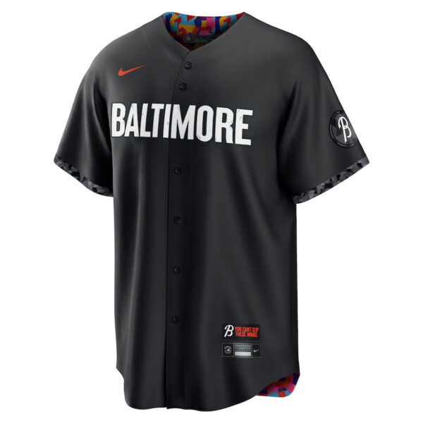 Cal Ripken 8 Baltimore Orioles 2023 City Connect Men Jersey - Black