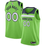 Minnesota Timberwolves 2023/24 Statement Swingman Custom Men Jersey - Green