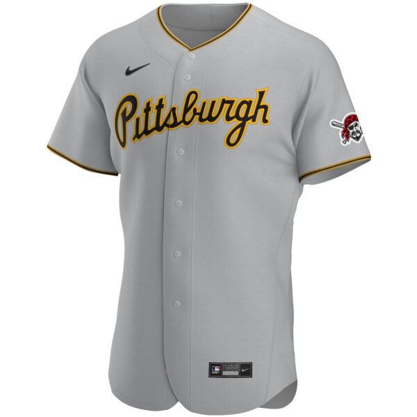 Pittsburgh Pirates  Road Authentic Team Jersey - Gray