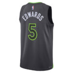 Anthony Edwards 5 Minnesota Timberwolves Unisex Swingman Jersey - Statement Edition - Gray