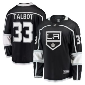 Cam Talbot Los Angeles Kings Fanatics Home Breakaway Jersey - Black