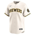 Milwaukee Brewers 2024 Jackie Robinson Day Home Men Limited Jersey - Cream