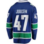 Noah Juulsen Vancouver Canucks Fanatics Home Premier Breakaway Player Jersey - Blue
