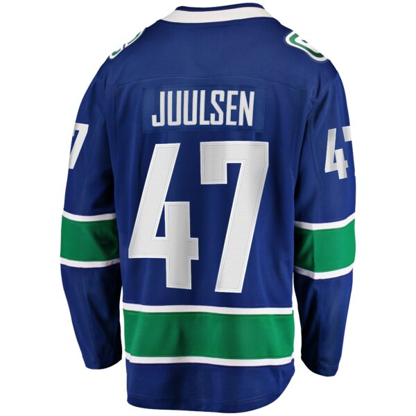 Noah Juulsen Vancouver Canucks Fanatics Home Premier Breakaway Player Jersey - Blue
