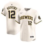 Rhys Hoskins Milwaukee Brewers  Home Limited Player Jersey - Cream