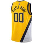 Indiana Pacers Jordan Brand Swingman Custom Jersey - Statement Edition - Gold