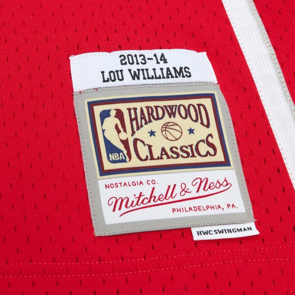 Lou Williams Atlanta Hawks Mitchell & Ness 2001/02 Hardwood Classics Swingman Jersey - Red