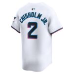 Jazz Chisholm Jr. Miami Marlins  Youth Home Limited Player Jersey - White