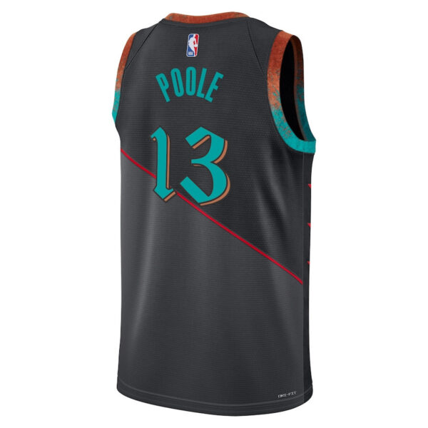 Jordan Poole 13 Washington Wizards 2023/24 City Edition Swingman Jersey - Black