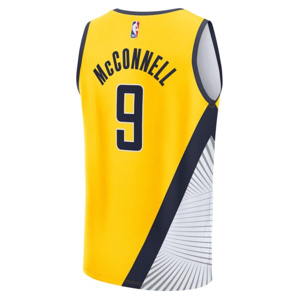 T.J. McConnell Indiana Pacers Fanatics Youth Fast Break Player Jersey - Statement Edition - Gold