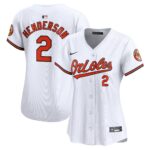 Gunnar Henderson Baltimore Orioles  Women's  Home Limited Player Jersey - White