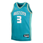 Terry Rozier III 3 Charlotte Hornets 2023/24 City Edition Swingman YOUTH Jersey - Teal