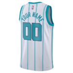 Charlotte Hornets 2023/24 Association Swingman Custom Men Jersey - White