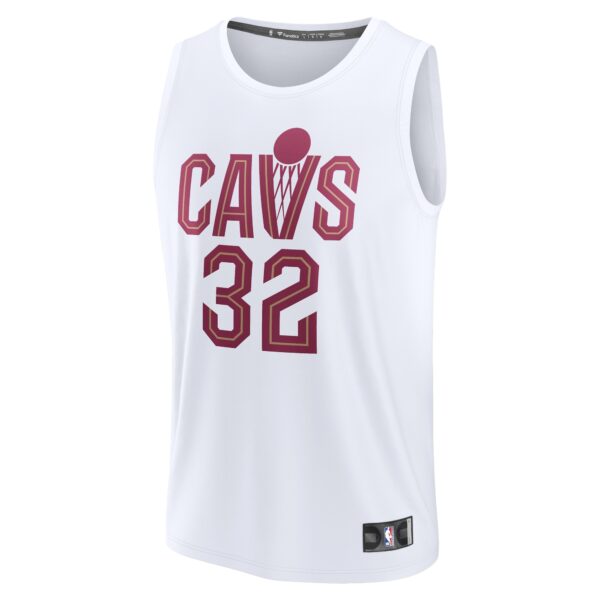 Dean Wade Cleveland Cavaliers Fanatics Youth Fast Break Replica Player Jersey - Association Edition - White