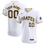 Pittsburgh Pirates  Home Elite Custom Jersey - White