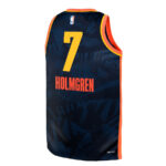 Chet Holmgren 7 Oklahoma City Thunder 2023/24 City Edition Swingman YOUTH Jersey - Navy