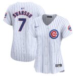 Dansby Swanson Chicago Cubs  Women's Home Limited Player Jersey - White