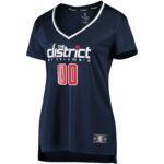 Washington Wizards Fanatics Women's Custom Fast Break Replica Jersey Navy - Statement Edition