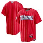 Miami Marlins  City Connect Replica Team Jersey - Red
