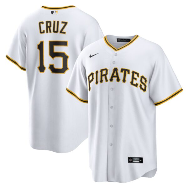 Oneil Cruz Pittsburgh Pirates  Home Replica Jersey - White
