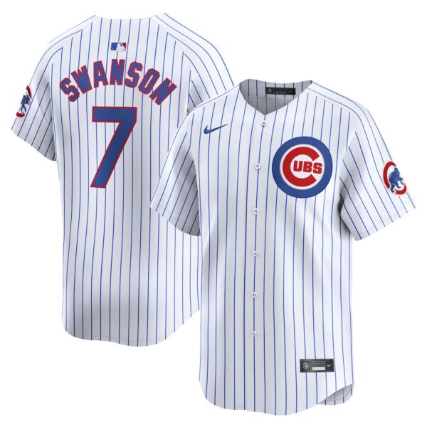 Dansby Swanson Chicago Cubs  Youth Home Limited Player Jersey - White