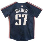 Shane Bieber Cleveland Guardians  Preschool 2024 City Connect Limited Jersey - Navy