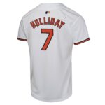 Jackson Holliday Baltimore Orioles  Youth Home Player Game Jersey - White
