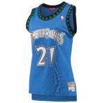 Kevin Garnett Minnesota Timberwolves Mitchell & Ness Women's  Hardwood Classics Swingman Jersey - Blue