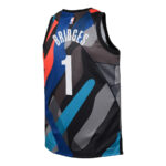 Mikal Bridges 1 Brooklyn Nets 2023/24 City Edition Swingman YOUTH Jersey - Black