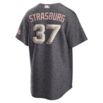 Stephen Strasburg Washington Nationals  City Connect Replica Player Jersey - Charcoal