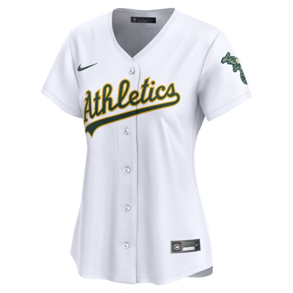 Oakland Athletics  Women's 2024 Jackie Robinson Day Home Limited Jerseyu00c2u00a0u00e2u20acu201c White